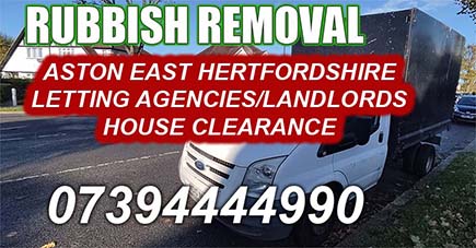 Aston East Hertfordshire Letting Agencies/Landlords house clearance