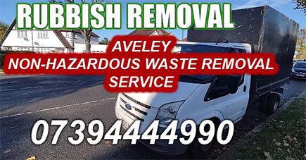 Aveley RM15 non-hazardous waste removal service
