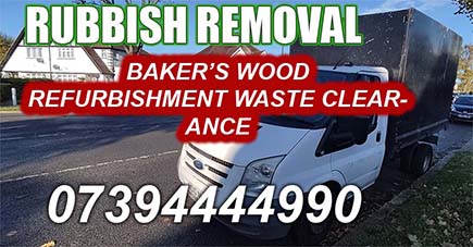 Baker's Wood Refurbishment Waste Clearance