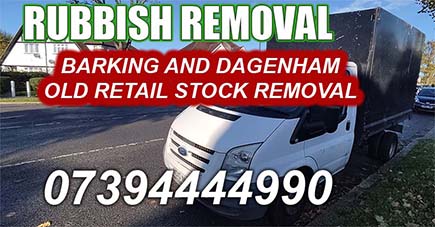 Barking and Dagenham Old Retail Stock removal