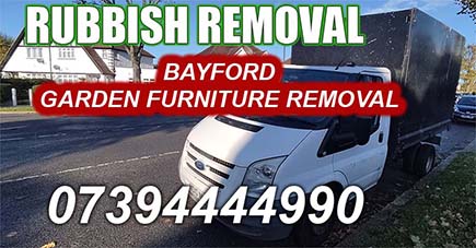 Bayford SG13 Garden Furniture removal