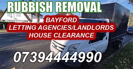 Bayford SG13 Letting Agencies/Landlords house clearance