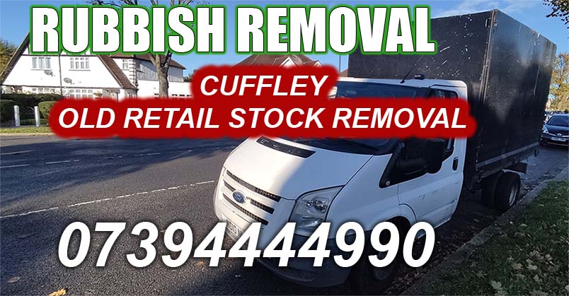 Cuffley EN6 Old Retail Stock removal