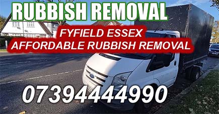 Fyfield Essex Affordable Rubbish Removal