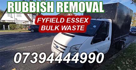 Fyfield Essex Bulk Waste Removal