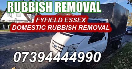 Fyfield Essex Domestic Rubbish Removal