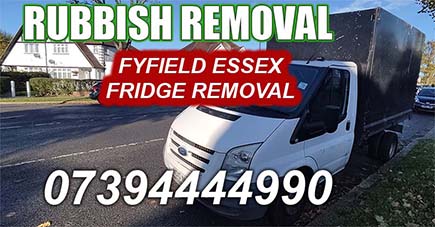 Fyfield Essex Fridge Removal