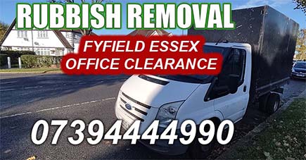 Fyfield Essex Office Clearance