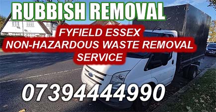Fyfield Essex non-hazardous waste removal service