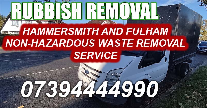 Hammersmith and Fulham non-hazardous waste removal service