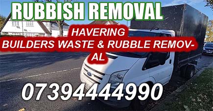 Havering RM4 Builders Waste & Rubble Removal