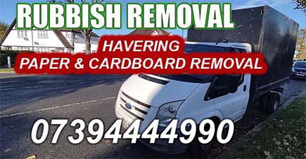 Havering RM4 Paper & Cardboard Removal