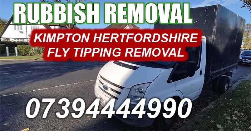 Kimpton hertfordshire Fly Tipping removal