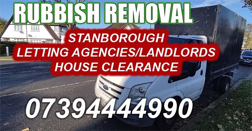 Stanborough Letting Agencies/Landlords house clearance