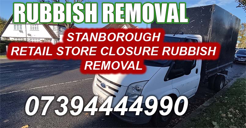 Stanborough Retail Store Closure rubbish removal