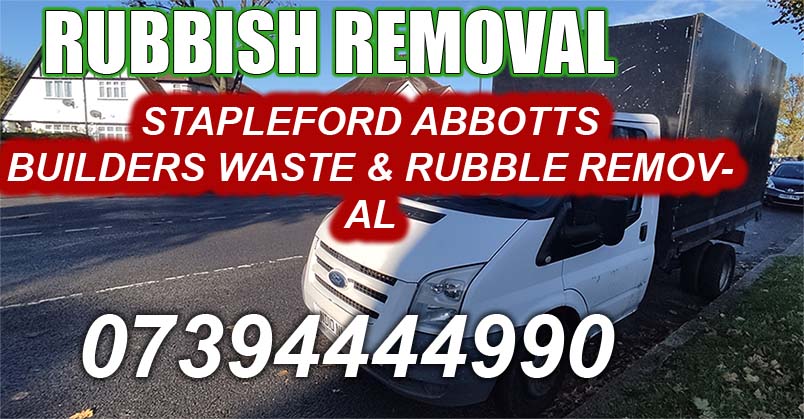 Stapleford Abbotts RM4 Builders Waste & Rubble Removal