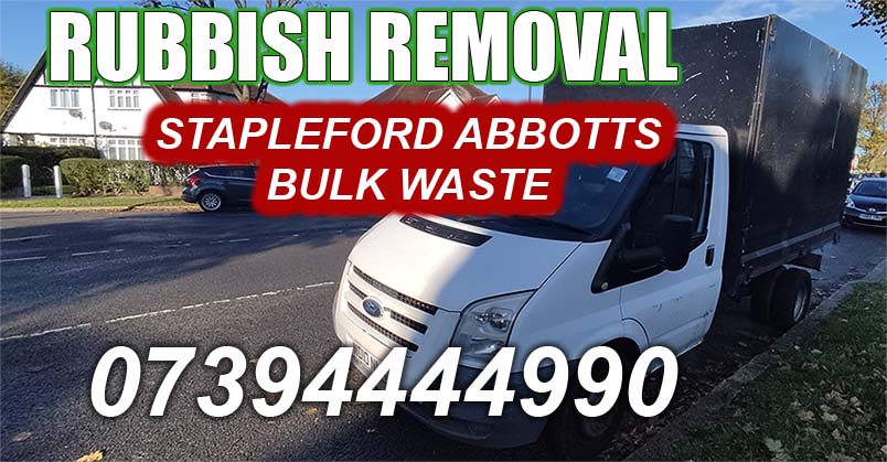 Stapleford Abbotts RM4 Bulk Waste Removal