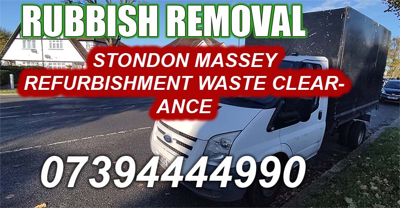 Stondon Massey CM15 Refurbishment Waste Clearance