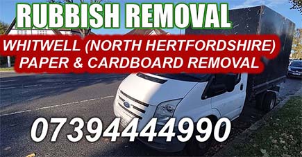 Whitwell (North Hertfordshire) Paper & Cardboard Removal